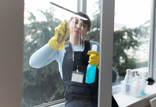 Nettoyage de vitres intérieures et extérieures à Baudonvilliers